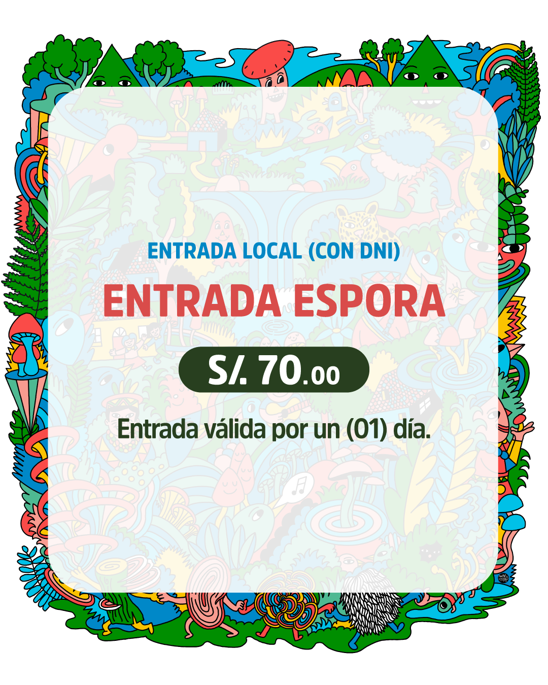 Entrada Espora Local (con DNI)