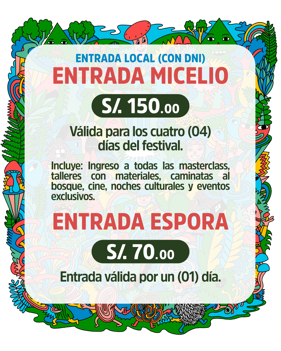 Entrada Espora Local (con DNI)