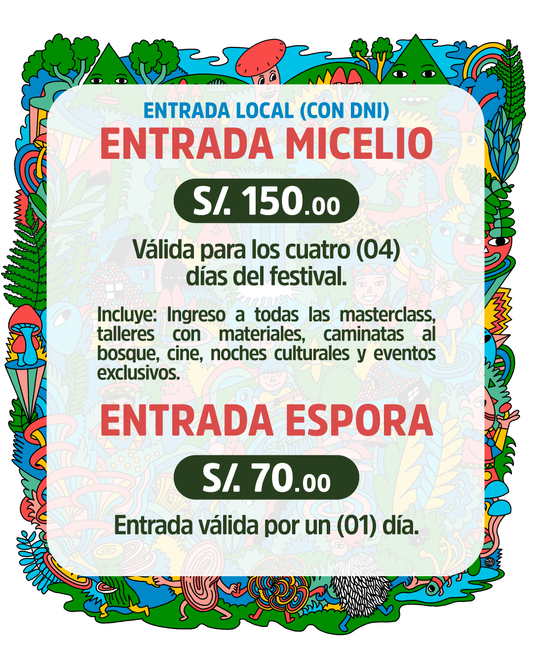 Entrada Espora Local (con DNI)